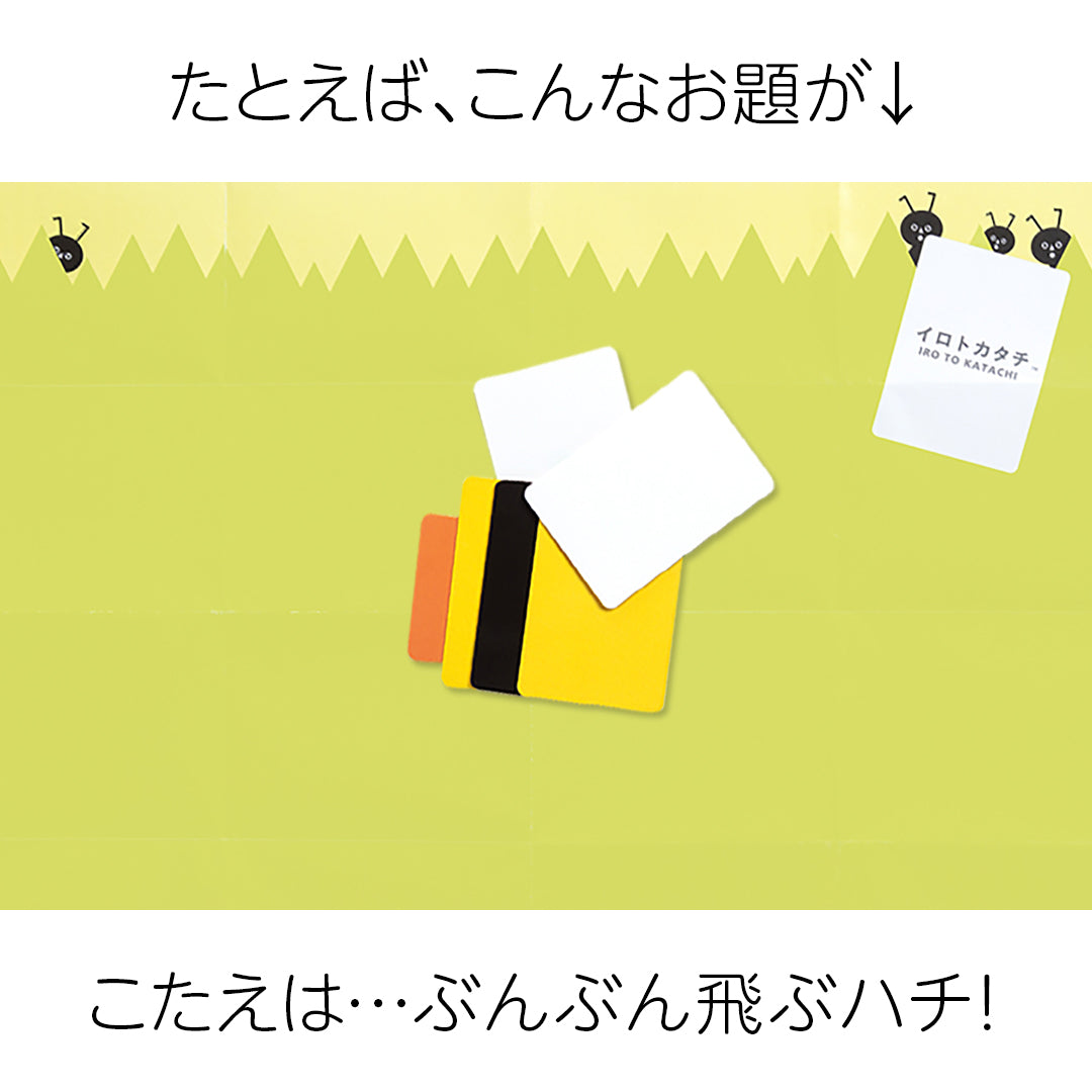大人も子どもも同じ目線で遊べるカードゲーム|イロトカタチ